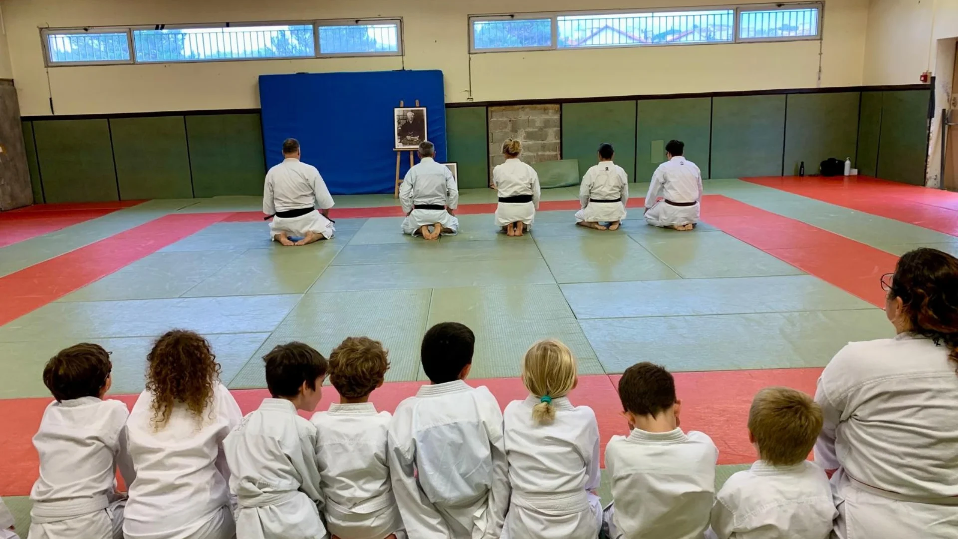 Assemblée Générale, cours commun et parents sur le tatami …