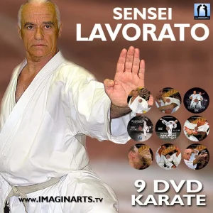 Couverture du DVD : Sensei Lavorato – Karaté – coffret de 9 DVD de Jean-Pierre Lavorato (Imaginarts).