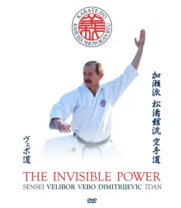 Couverture du DVD : The Invisible Power – Sensei Velibor « Vebo » Dimitrijević, 7e dan.